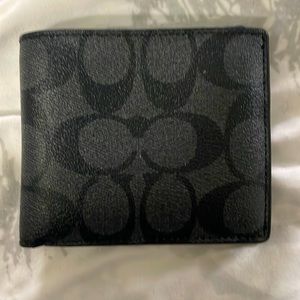 Black Coach Wallet Men’s Used